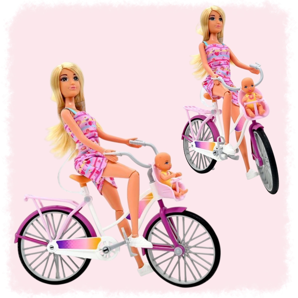Lėlė su dviračiu WOOPIE ROYAL Lily Biker-Žaislai, Lėlės ir jų priedai, Lėlės-e-vaikas