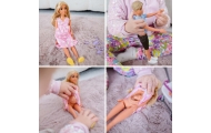 Lėlių Family Lily Nėščiosios ir tėčio lėlės rinkinys WOOPIE ROYAL-Žaislai, Lėlės ir jų priedai, Lėlės-e-vaikas
