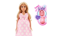 Lėlių Family Lily Nėščiosios ir tėčio lėlės rinkinys WOOPIE ROYAL-Žaislai, Lėlės ir jų priedai, Lėlės-e-vaikas