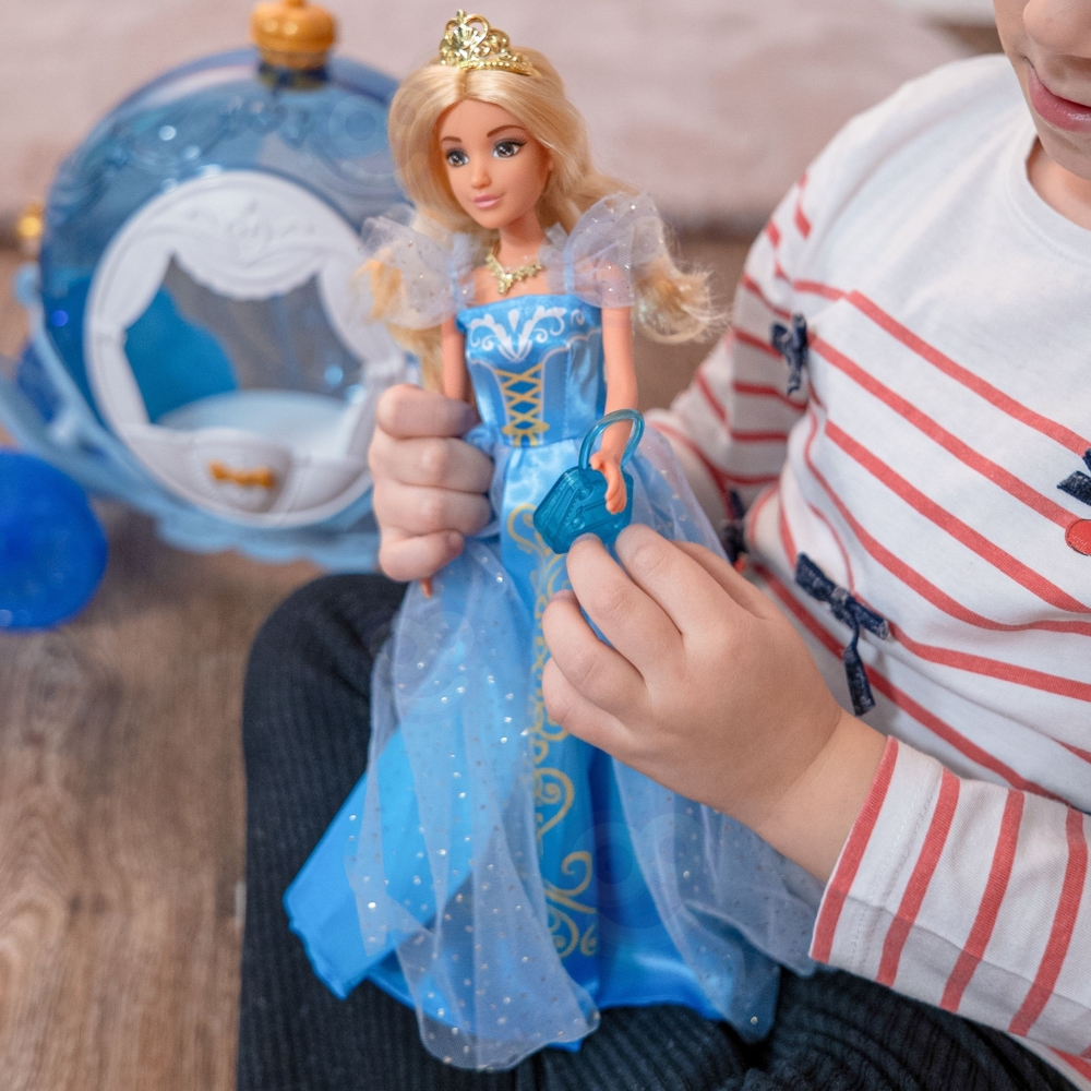 Lėlė Ledo princesė Lily ir stebuklinga karieta WOOPIE ROYAL priedai-Žaislai, Lėlės ir jų priedai, Lėlės-e-vaikas