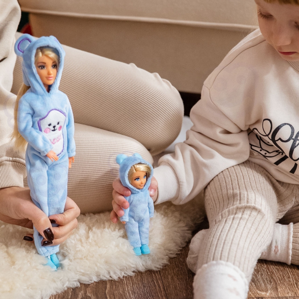 Lėlės su kostiumais WOOPIE ROYAL Mėlyni meškiukai 2 vnt-Žaislai, Lėlės ir jų priedai, Lėlės-e-vaikas