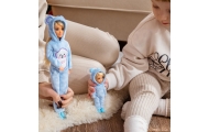 WOOPIE ROYAL Lalki Kombinezony Niebieskie Misie Zestaw 2szt.
