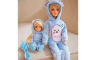 WOOPIE ROYAL Lalki Kombinezony Niebieskie Misie Zestaw 2szt.
