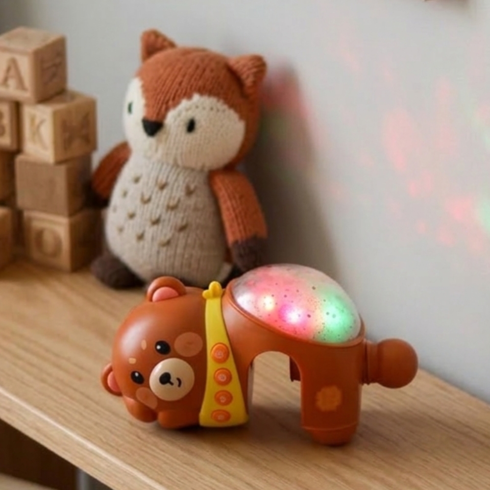 Žvaigždžių projektorius WOOPIE BABY naktinė šviesa Meškiukas-Miegui, Žaislai, Migdukai ir karuselės, Kūdikiams, Miego žaislai-e-