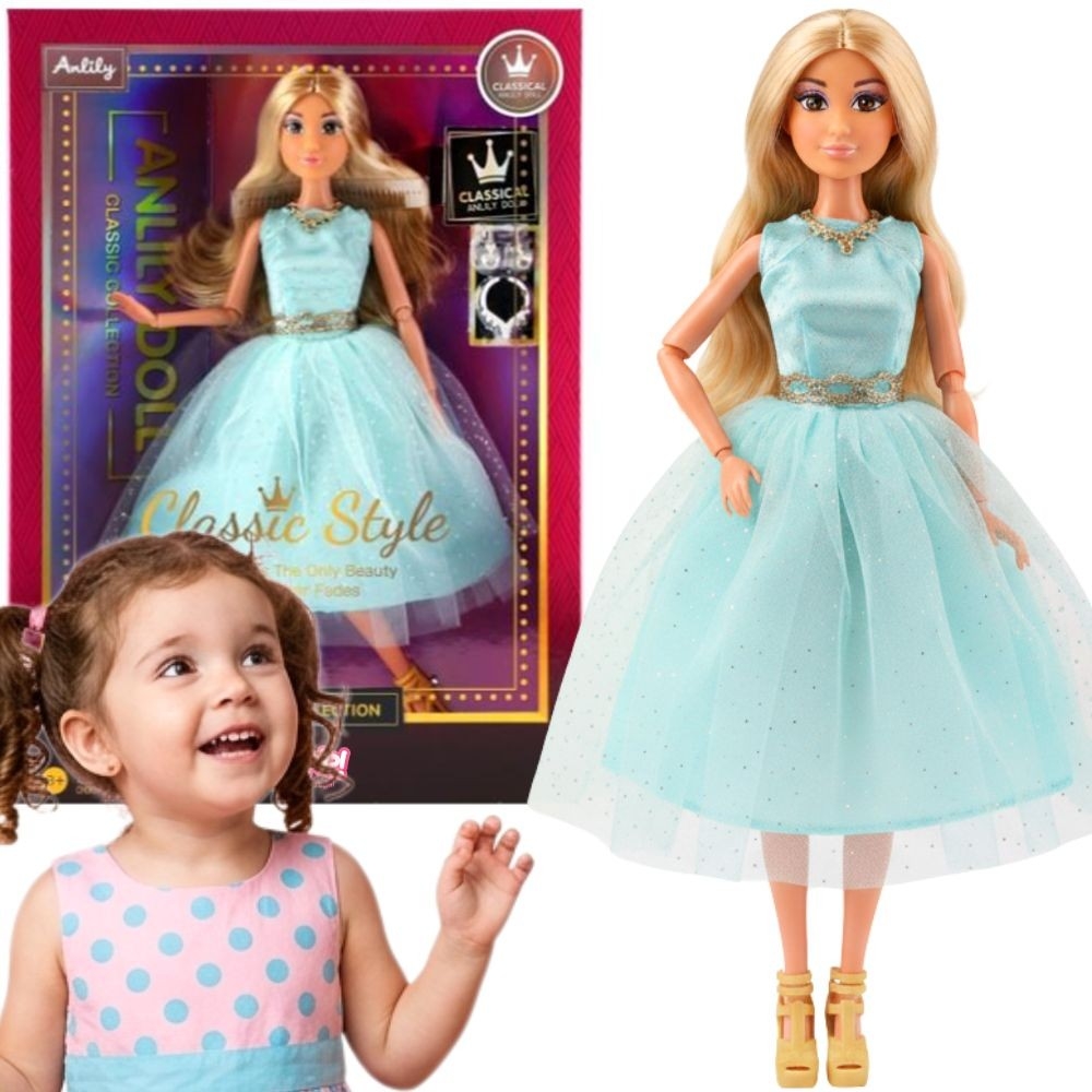 Lėlė Lily 30 cm Ilgi šviesūs plaukai WOOPIE ROYAL turkio sp.