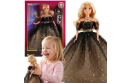 Lėlė Lilija 30 cm ilgų šviesių plaukų WOOPIE ROYAL juoda balinė suknelė-Žaislai, Lėlės ir jų priedai, Lėlės-e-vaikas