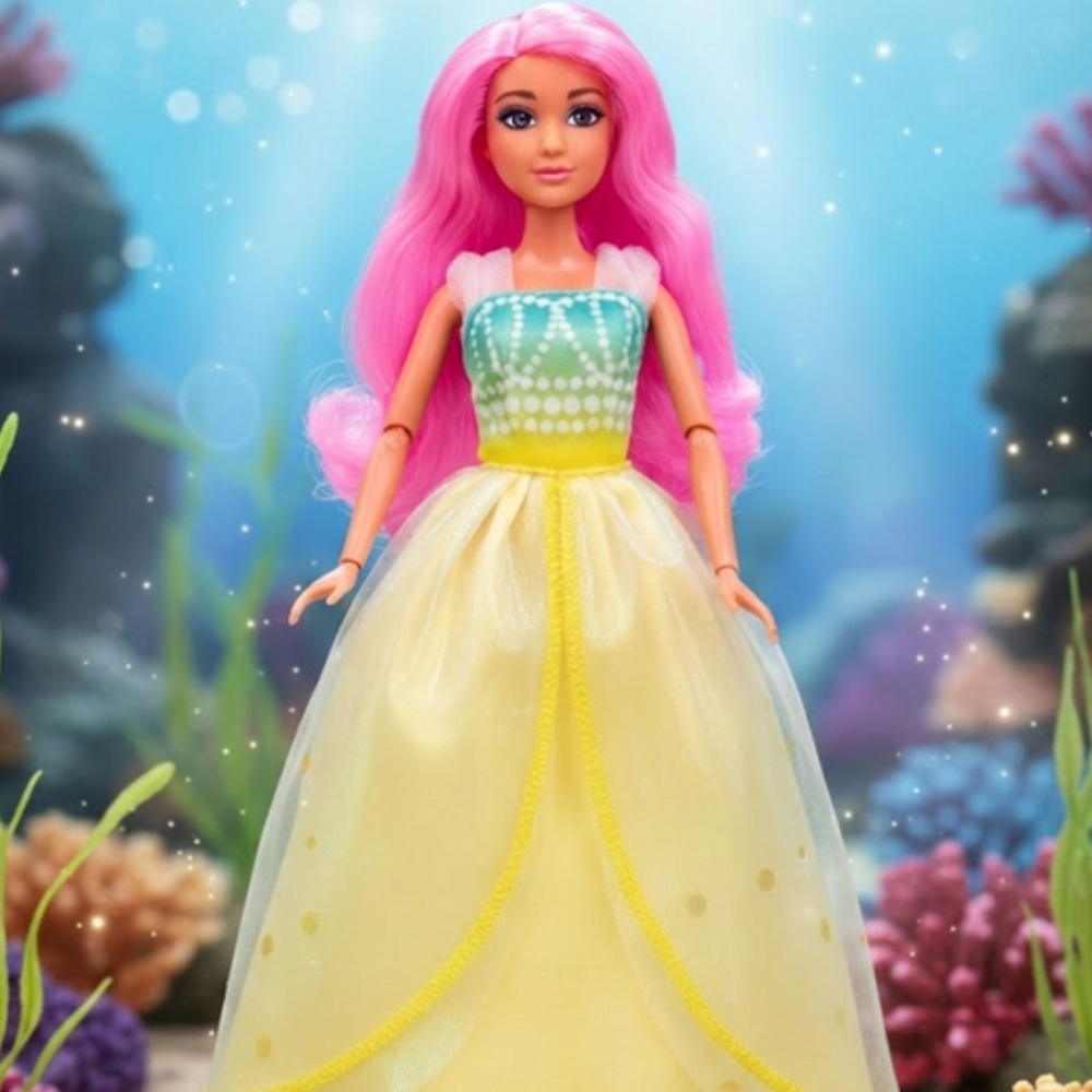 Lėlė Lili pasakų princesė Ocean WOOPIE ROYAL-Žaislai, Lėlės ir jų priedai, Lėlės-e-vaikas