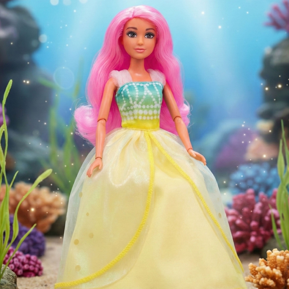 Lėlė Lili pasakų princesė Ocean WOOPIE ROYAL-Žaislai, Lėlės ir jų priedai, Lėlės-e-vaikas