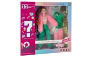 WOOPIE ROYAL Lalka Emi 30 cm - 12 Ukrytych Niespodzianek + Ubranka i Dodatki