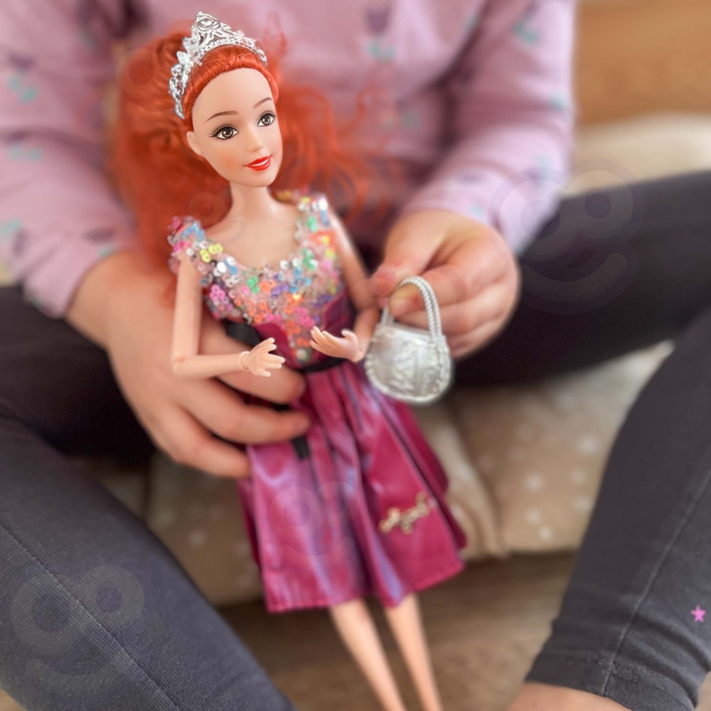 Lėlė Emi Style Fashion WOOPIE ROYAL 32 cm - stilinga princesė su rožine suknele ir aksesuarais-Žaislai, Lėlės ir jų priedai, Lėl