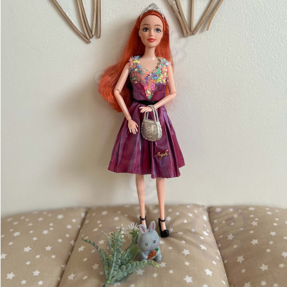 Lėlė Emi Style Fashion WOOPIE ROYAL 32 cm - stilinga princesė su rožine suknele ir aksesuarais-Žaislai, Lėlės ir jų priedai, Lėl