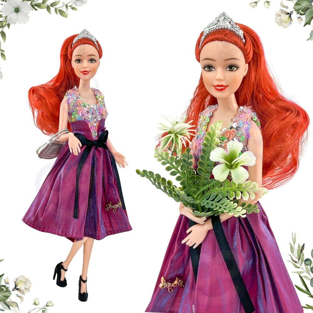 Lėlė Emi Style Fashion WOOPIE ROYAL 32 cm - stilinga princesė su rožine suknele ir aksesuarais-Žaislai, Lėlės ir jų priedai, Lėl