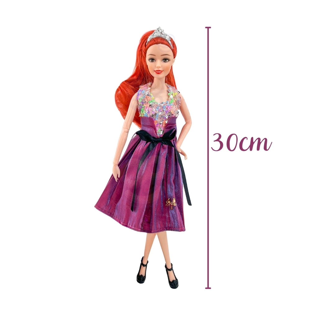 Lėlė Emi Style Fashion WOOPIE ROYAL 32 cm - stilinga princesė su rožine suknele ir aksesuarais-Žaislai, Lėlės ir jų priedai, Lėl