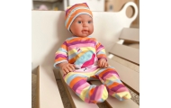 WOOPIE ROYAL Ubranko dla Lalki Zestaw Pajacyk Body Jednorożec Czapeczka 43-46 cm					