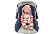 WOOPIE ROYAL Ubranko dla Lalki Zestaw Pajacyk Body Jednorożec Czapeczka 43-46 cm					