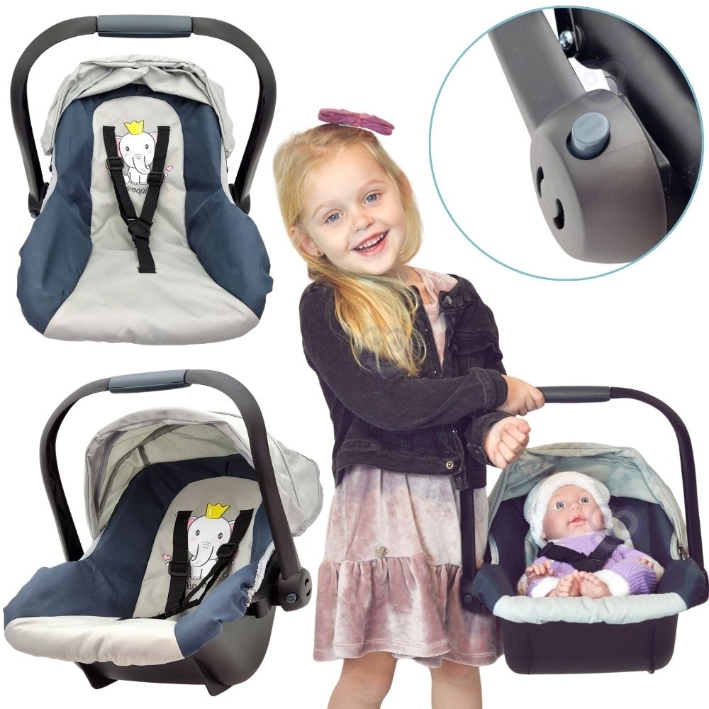 Nešioklė lėlei WOOPIE ROYAL 33–48 cm-Žaislai, Lėlės ir jų priedai, Lėlių priedai-e-vaikas
