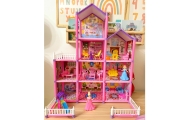 WOOPIE Mega Willa Domek dla Lalek LOVELY HOUSE 194 el.