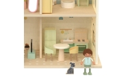 CLASSIC WORLD Wielki Drewniany Domek dla Lalek z mebelkami