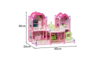 WOOPIE Domek Dla Lalek Willa Ogrodowa 156el.