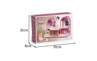 WOOPIE Domek Dla Lalek Willa Ogrodowa 156el.