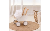 VIGA Wooden Doll's Pram with Gondola					