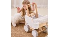 VIGA Wooden Doll's Pram with Gondola					