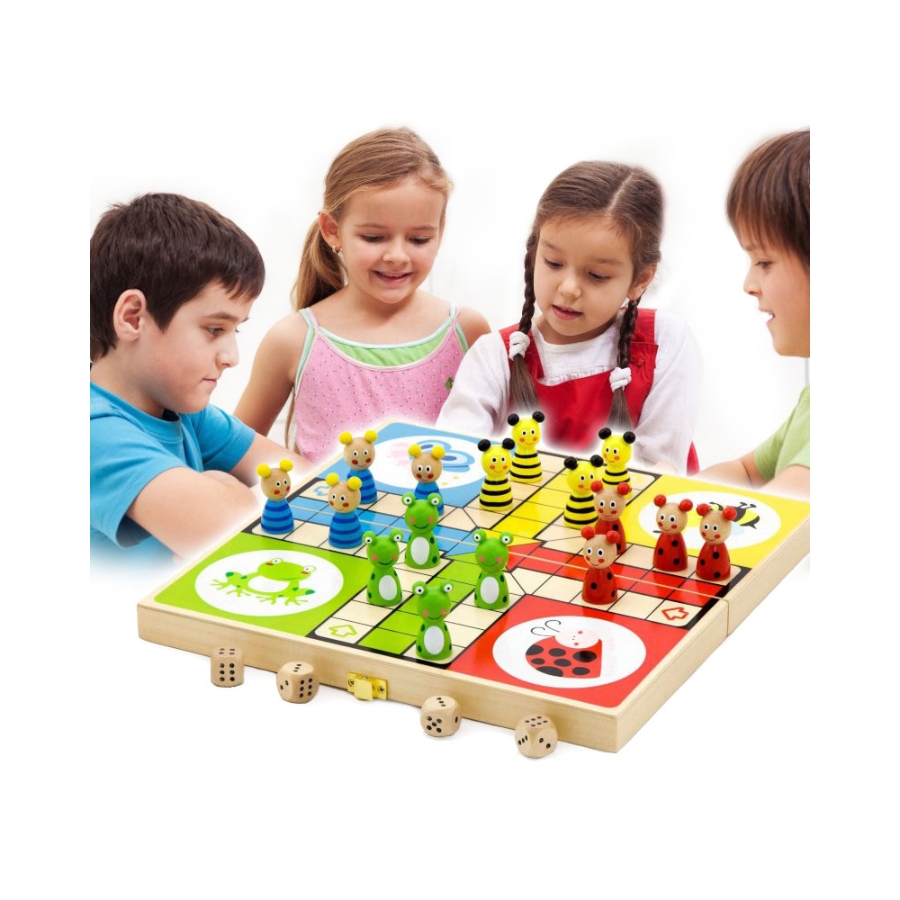 Medinis žaidimas VIGA „Ludo“-Žaislai, Stalo žaidimai, Įvairūs stalo žaidimai-e-vaikas