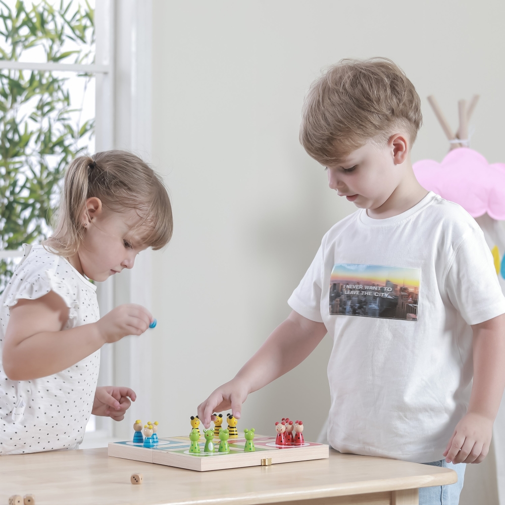 Medinis žaidimas VIGA „Ludo“-Žaislai, Stalo žaidimai, Įvairūs stalo žaidimai-e-vaikas