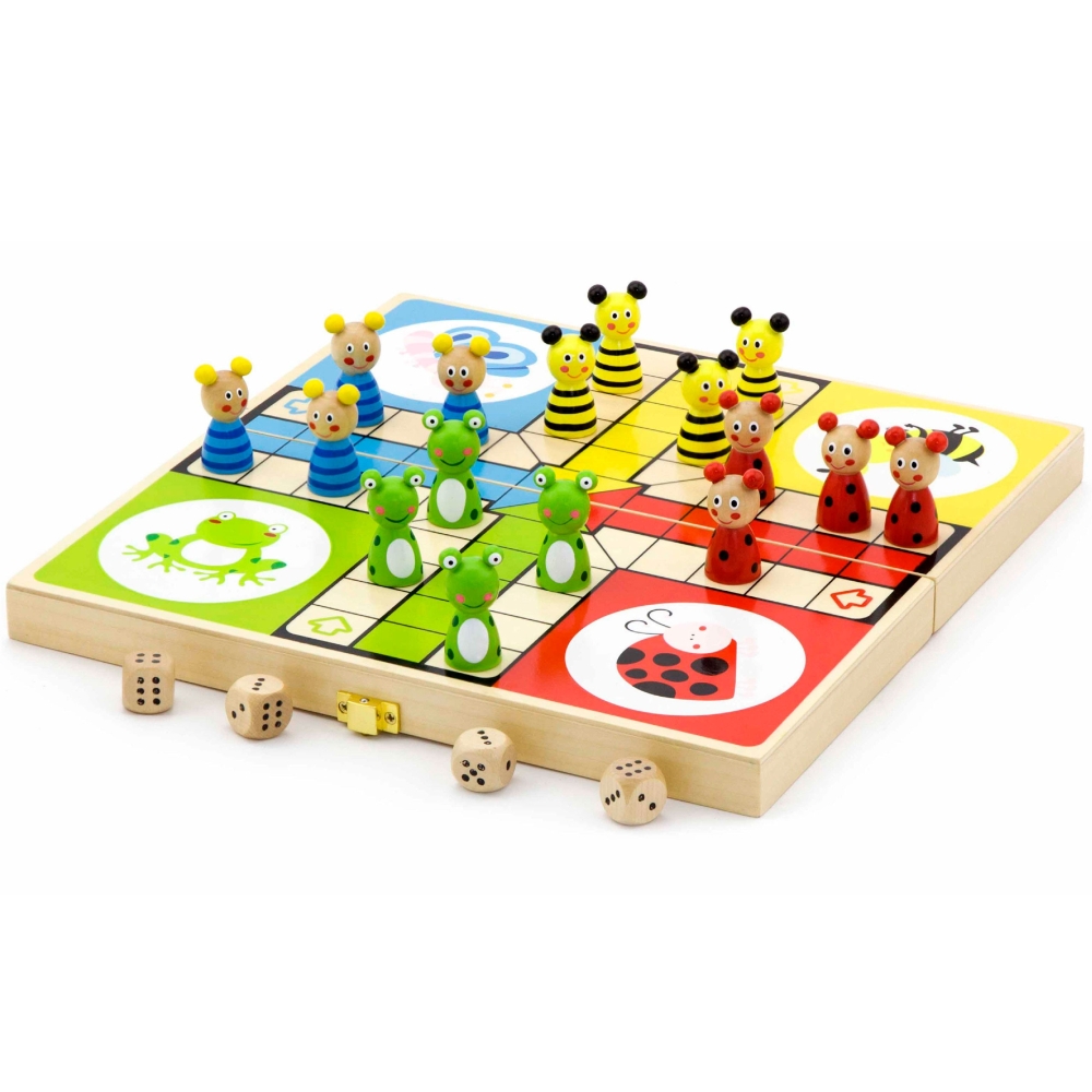 Medinis žaidimas VIGA „Ludo“-Žaislai, Stalo žaidimai, Įvairūs stalo žaidimai-e-vaikas
