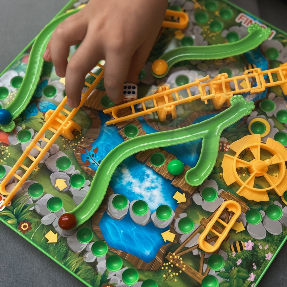 WOOPIE Ladders and Snakes Board Game 5+ 