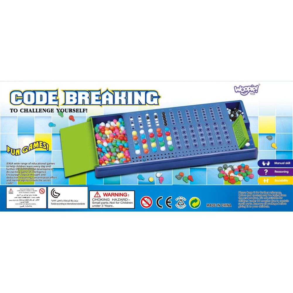 WOOPIE Code Breaker Dėlionių žaidimas Blue