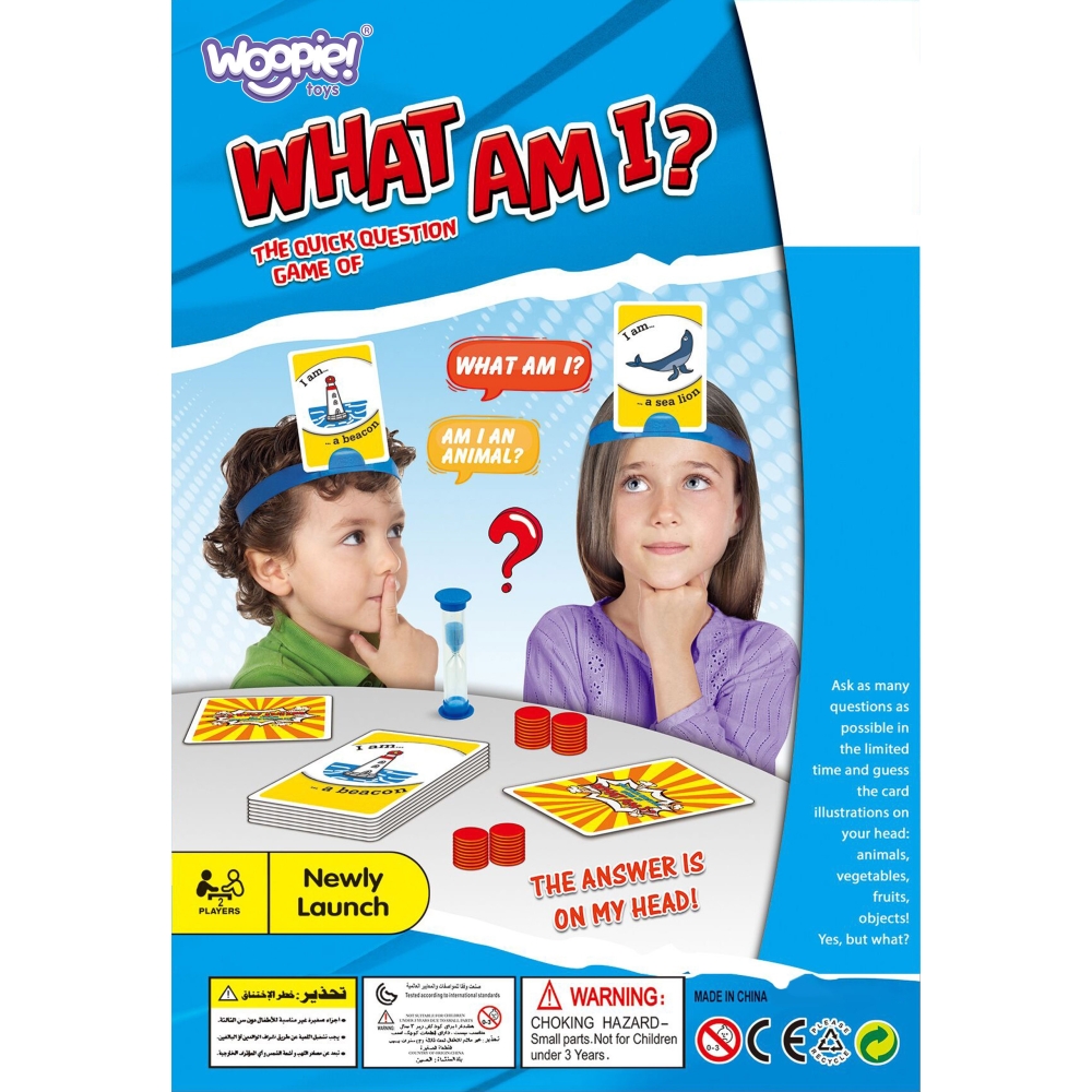 WOOPIE Gra Słowna Zgadnij Kim Jestem? Dla 2 Graczy					