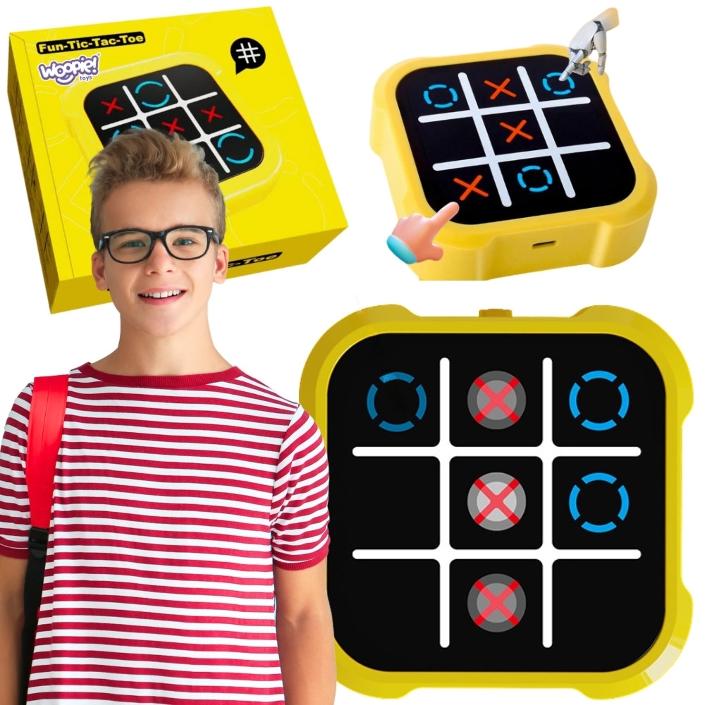 Elektroninis loginis mokomasis žaidimas WOOPIE 4-in-1-Žaislai, Stalo žaidimai, Žaidimų konsolės-e-vaikas