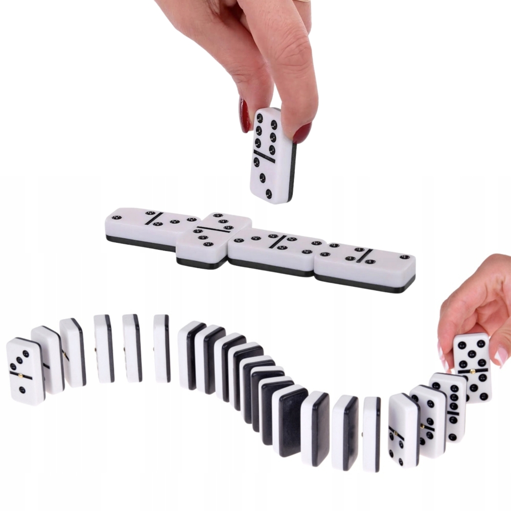 Klasikinis loginis žaidimas WOOPIE Domino 28 el.-Žaislai, Stalo žaidimai, Įvairūs stalo žaidimai-e-vaikas