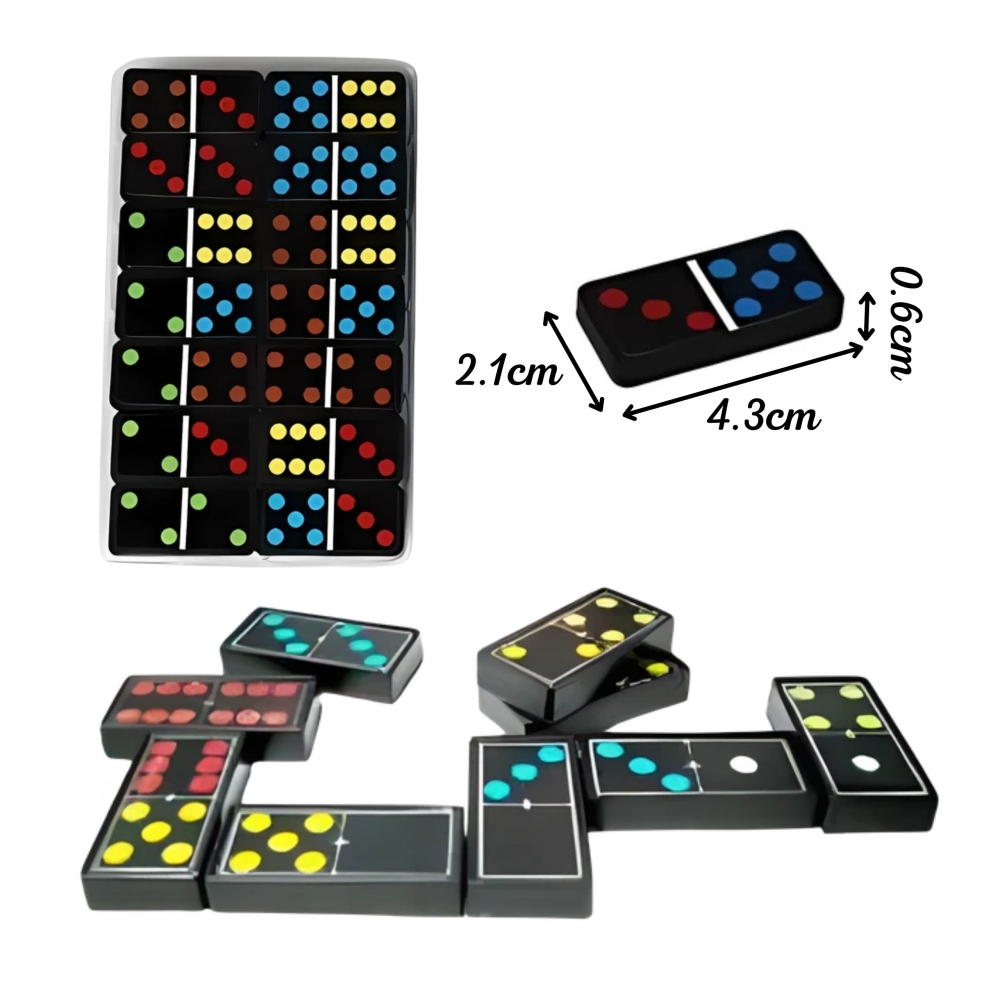 Šeimos loginis žaidimas Domino WOOPIE 28 el.-Žaislai, Stalo žaidimai, Įvairūs stalo žaidimai-e-vaikas