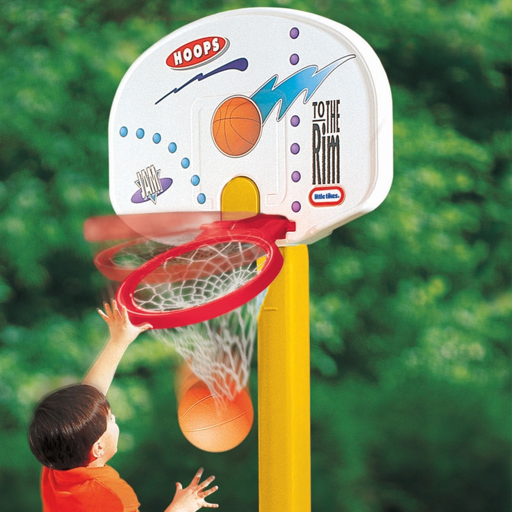 Krepšinio rinkinys Little Tikes reguliuojamas ir sulankstomas + kamuolys-Žaislai, Lauko žaislai, Lauko žaidimai ir sporto prekės
