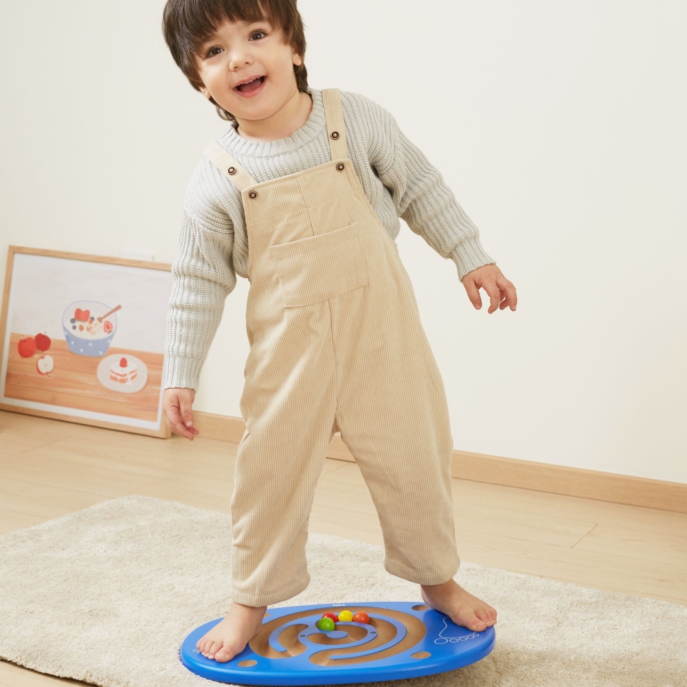Medinė sensorinė balansavimo lenta VIGA su labirintu-Žaislai, Lauko žaislai, Lauko žaidimai ir sporto prekės, Žaidimai, sporto p