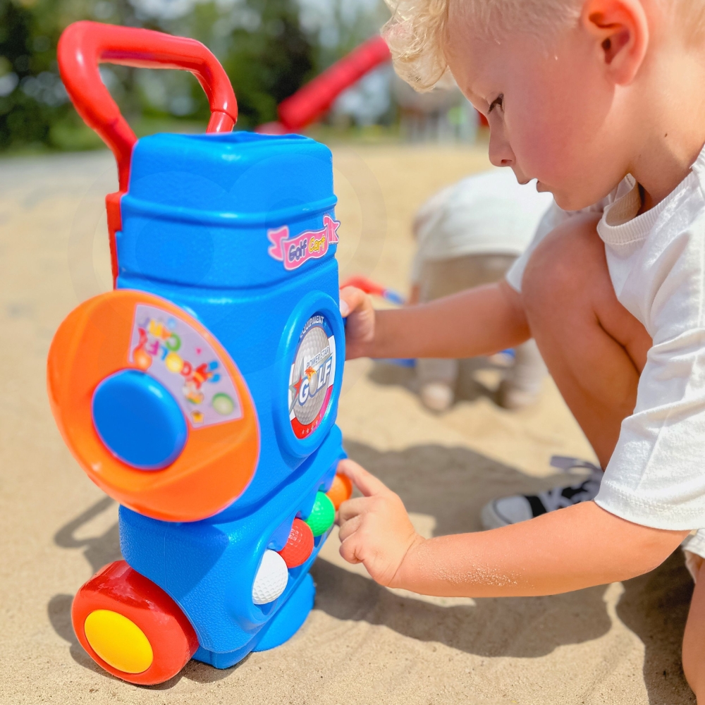 WOOPIE Golf Set + Wheeled Accessory Stand 