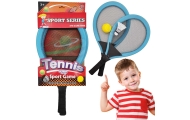 Vaikų badmintono teniso rakečių rinkinys WOOPIE + kamuoliukas
