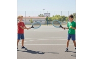 Vaikų badmintono teniso rakečių rinkinys WOOPIE + kamuoliukas