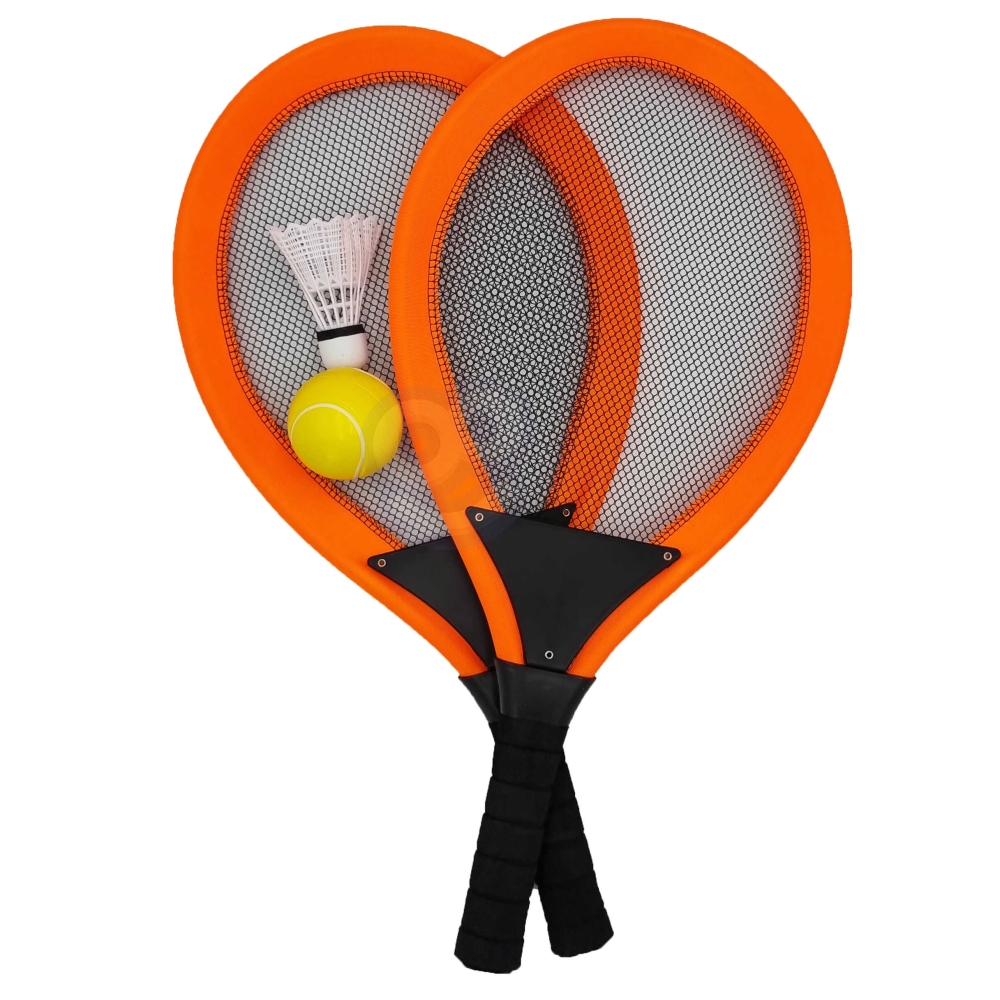 WOOPIE didelis vaikų badmintono teniso rakečių rinkinys + kamuoliukas