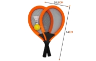 WOOPIE didelis vaikų badmintono teniso rakečių rinkinys + kamuoliukas