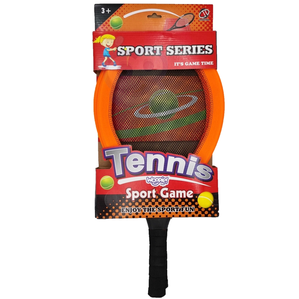 WOOPIE didelis vaikų badmintono teniso rakečių rinkinys + kamuoliukas