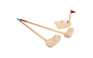 TOOKY TOY  Drewniany Zestaw do Gry w Golfa dla 2 Osób 13 el.