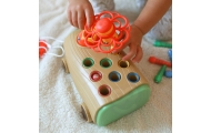 WOOPIE Arcade Game Woodpecker Bug Hammer 3in1 Stroller Puller for Babies