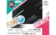 WOOPIE Gra Zręcznościowa CATCH BALL 2 Paletki + 2 Piłki