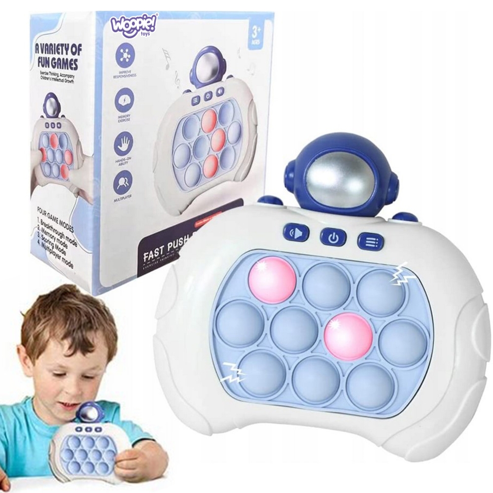 WOOPIE Play POP IT interaktyvus antistresinis astronautų arkadinis žaidimas