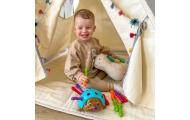 Įgūdžių lavinimo žaidimas WOOPIE ežio formos rūšiuoklė Montessori-Žaislai, Kūdikiams, Žaislai mažyliams (iki 4 m.