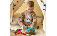 Įgūdžių lavinimo žaidimas WOOPIE ežio formos rūšiuoklė Montessori-Žaislai, Kūdikiams, Žaislai mažyliams (iki 4 m.