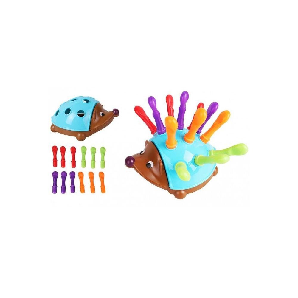 Įgūdžių lavinimo žaidimas WOOPIE ežio formos rūšiuoklė Montessori-Žaislai, Kūdikiams, Žaislai mažyliams (iki 4 m.